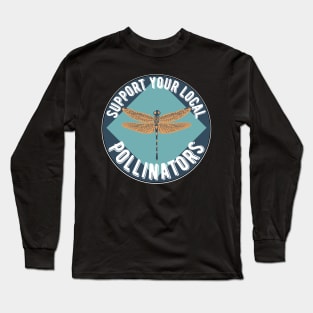 Support Dragonfly Pollinators Long Sleeve T-Shirt